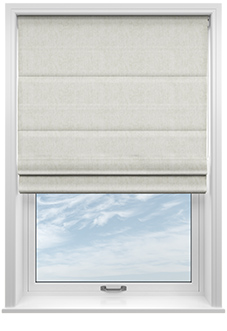 Tarbert, Egret - Motorised Roman Blind